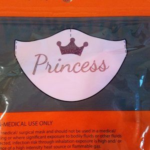 Kids Pink Princess Face Mask 4+